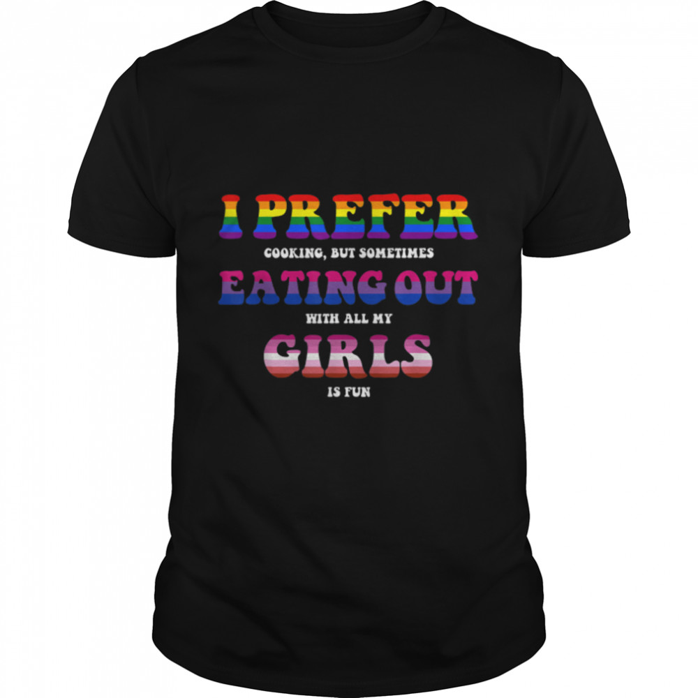 Gay Bisexual Lesbian Pride Flag Lgbtq Funny Lgbt Presents T-Shirt B0B31Gqlbk