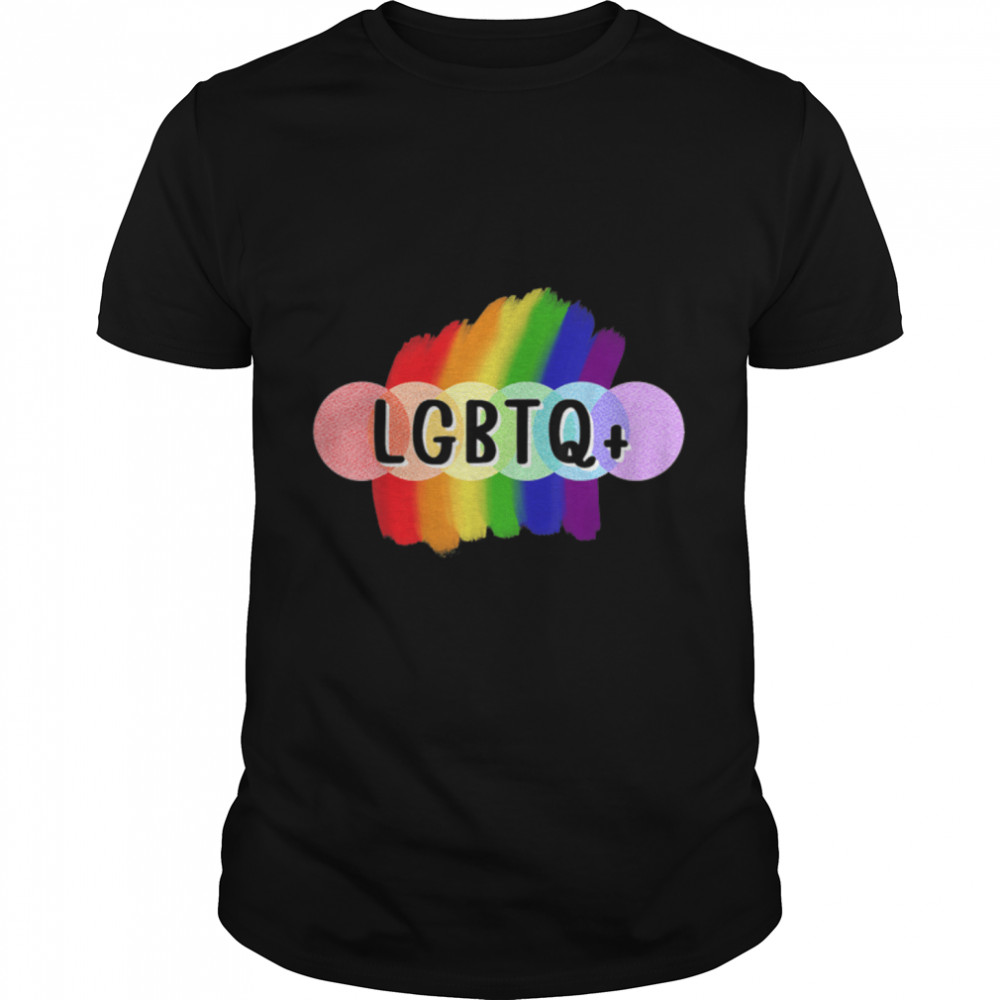 Gay Pride Clothing Lgbt Rainbow Flag Heart Lgbt Pride Month T-Shirt B0B31G2Bp2
