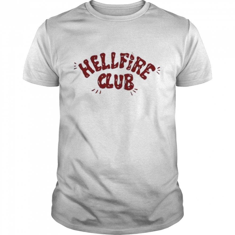Hellfire Club Stranger Things Season 4 White Shirt
