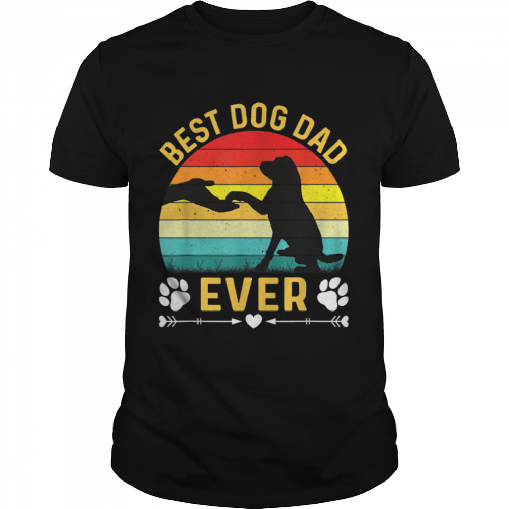 Mens Best Beagles Dad Ever Funny Dogs Dad Gift Dog Love T-Shirt B0B348Qpy5