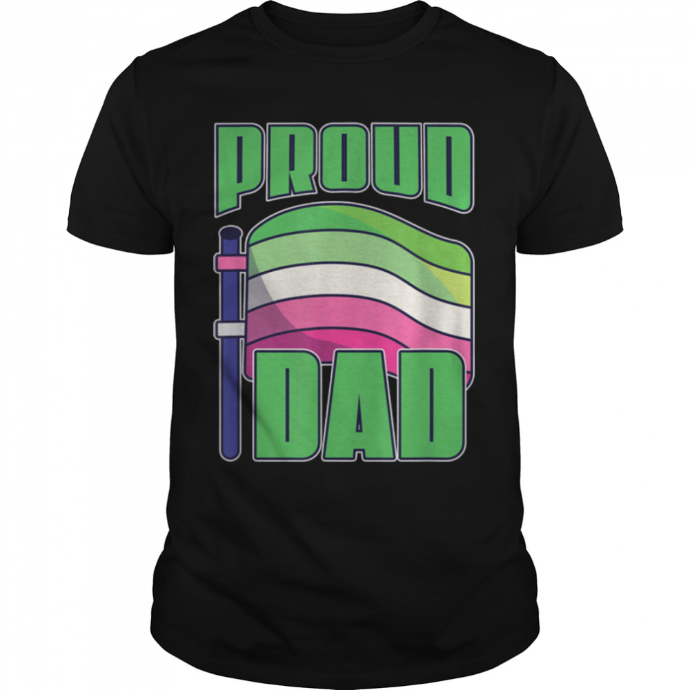 Mens Pride Month Abrosexuality Flag Lgbt Proud Dad Abrosexual T-Shirt B0B317L4V2