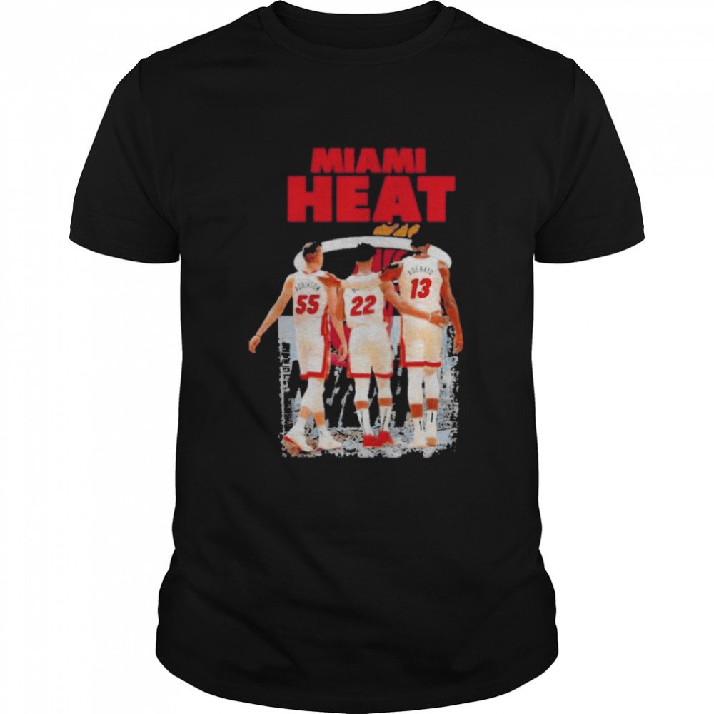 Miami Heat Duncan Robinson And Jimmy Butler Bam Adebayo Mvp Shirt