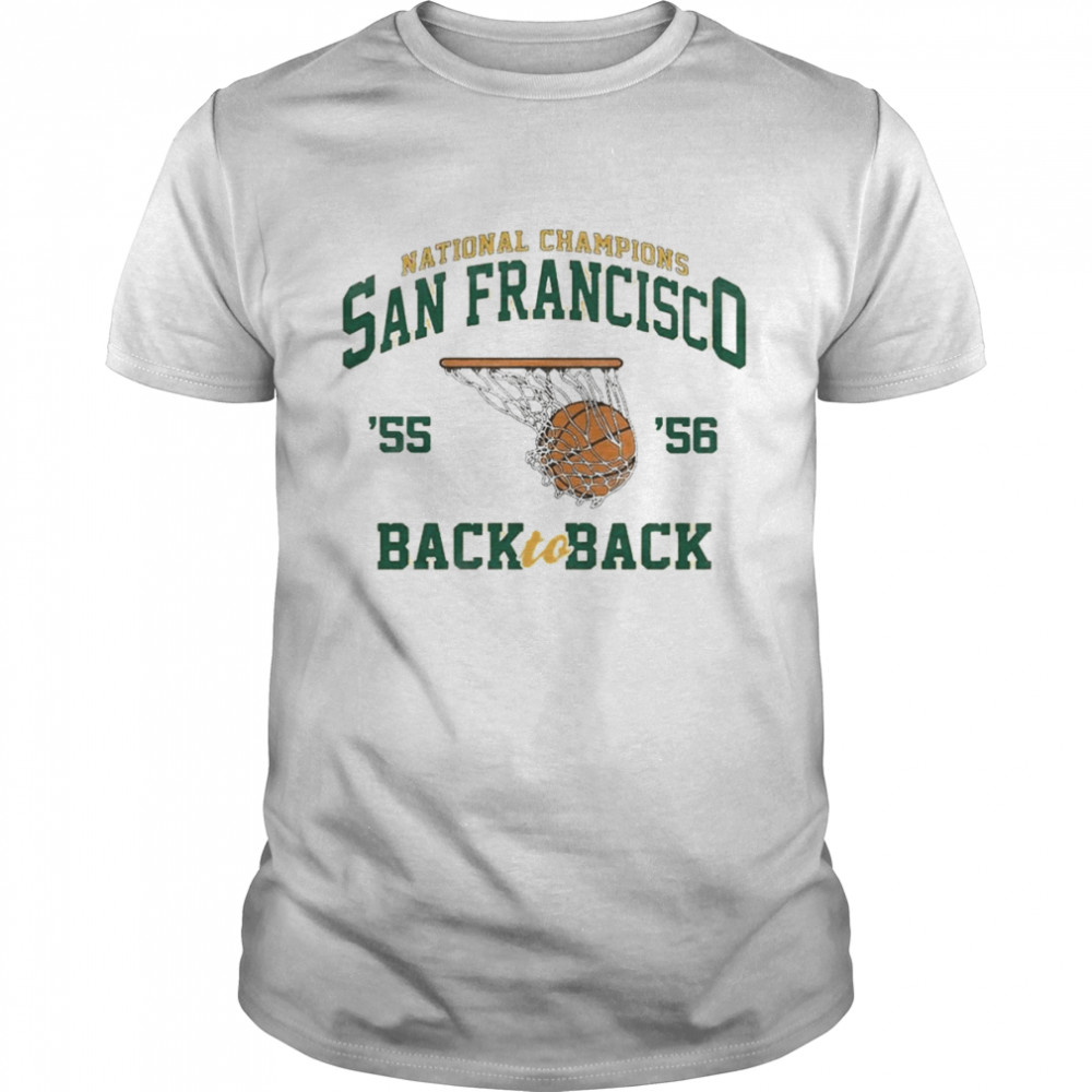 National Champions San Francisco ’55 ’56 Back To Back Shirt