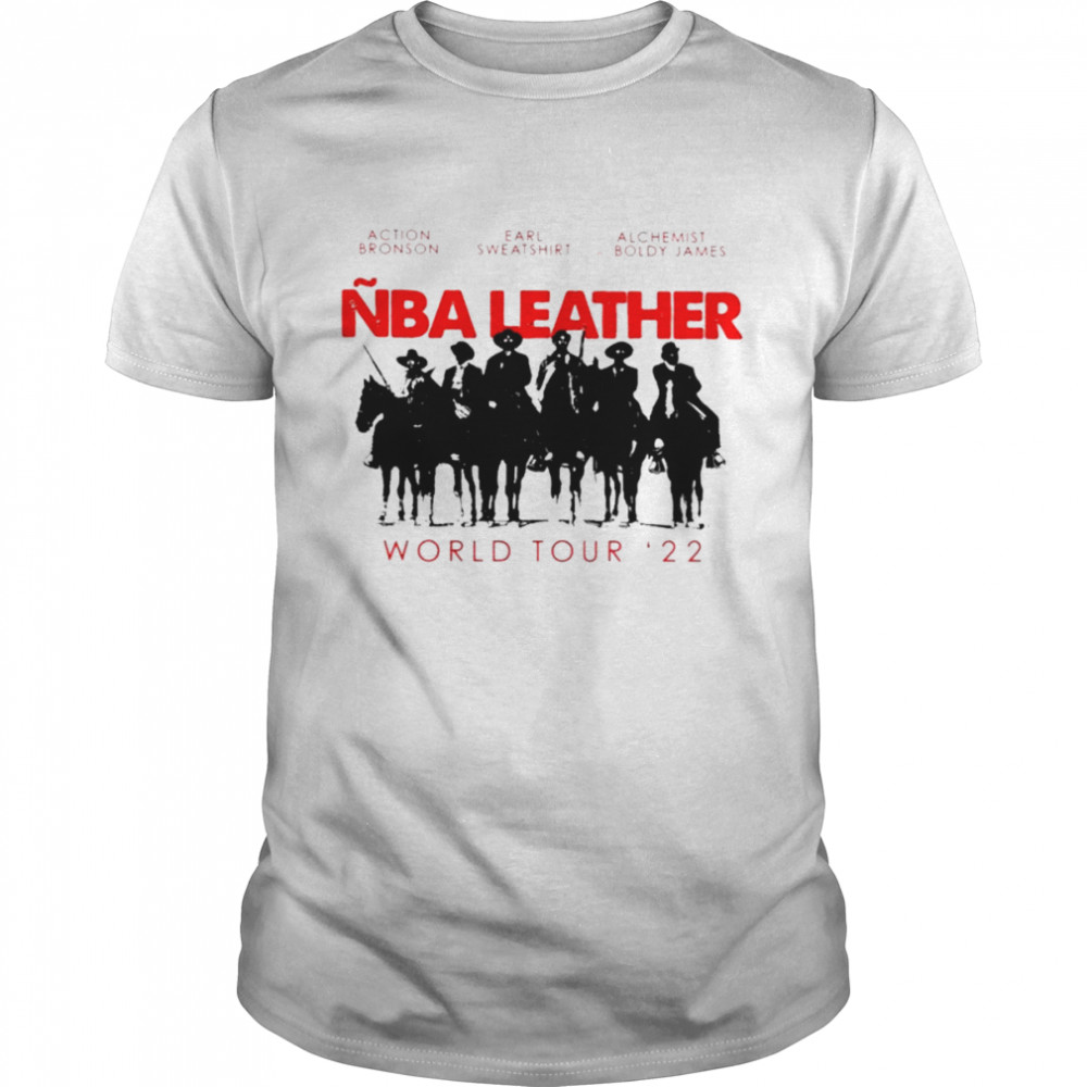 Nba Leather Tour Nba Leather World Tour 22 Shirt