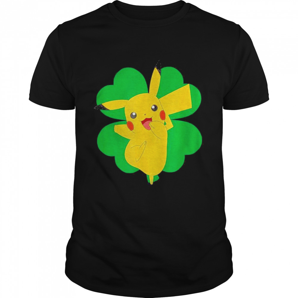 Pokemon St Patrick’s Day Lucky Pikachu Shirt