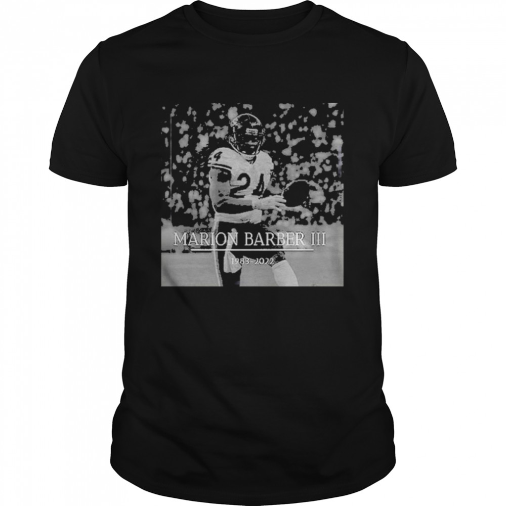 Rip Former Cowboys And Bears Rb Marion Barber Iii 1983 2022 38 Years Old T- Classic Men's T-shirt