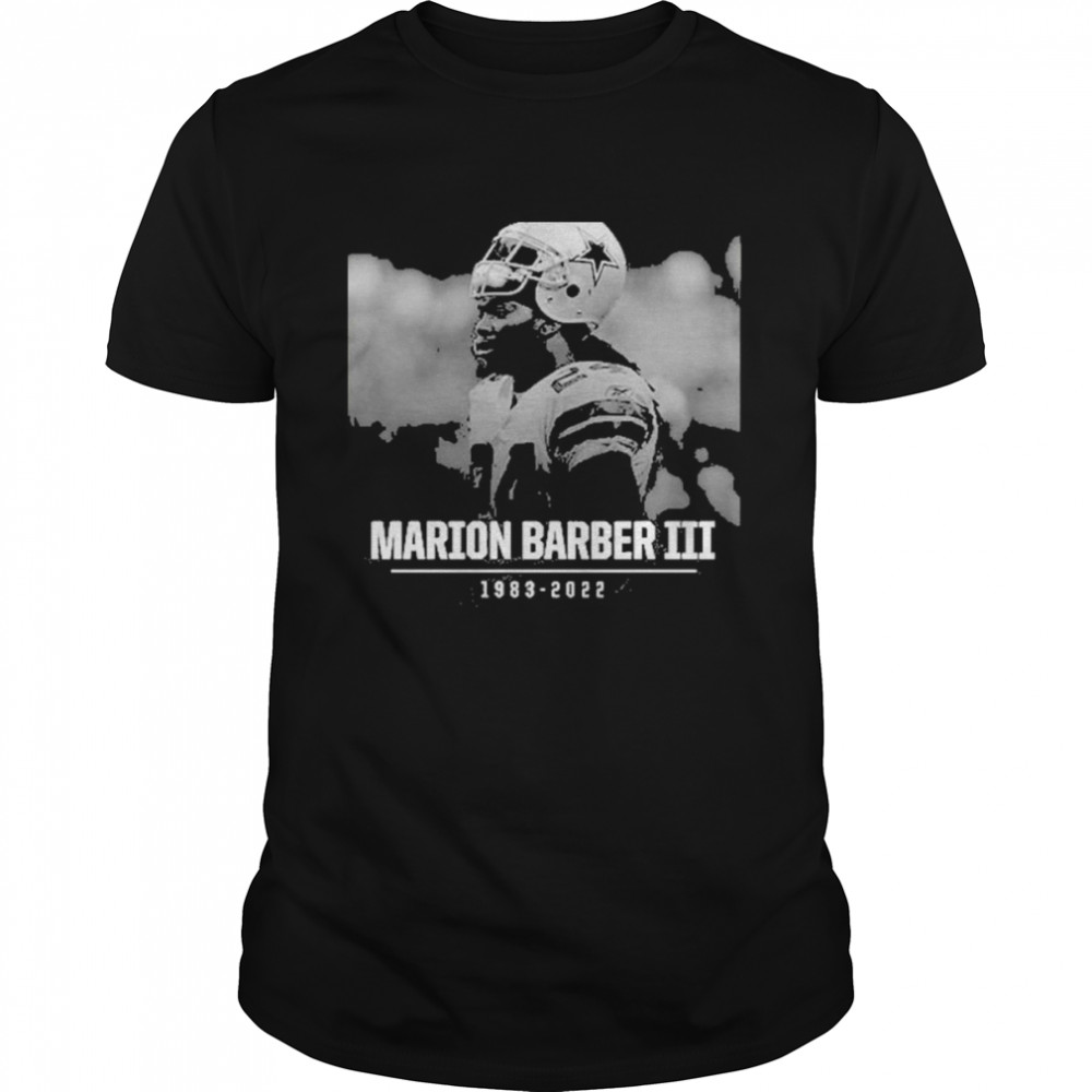 Rip Marion Barber Iii 1983 2022 38 Years Old Thank You For The Memories T- Classic Men's T-shirt