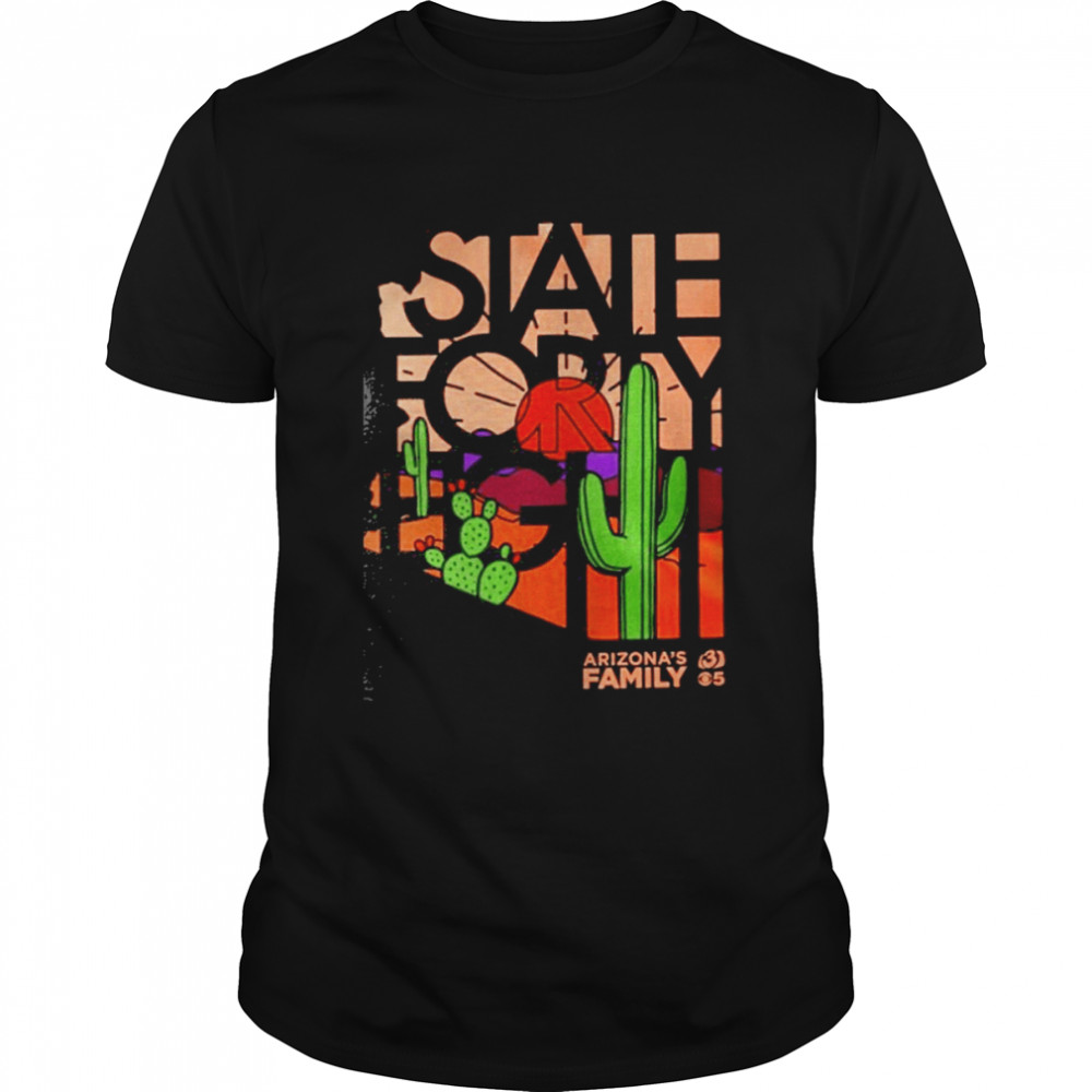 Saguaro Arizona’s Family x State Forty Eight  Classic Men's T-shirt