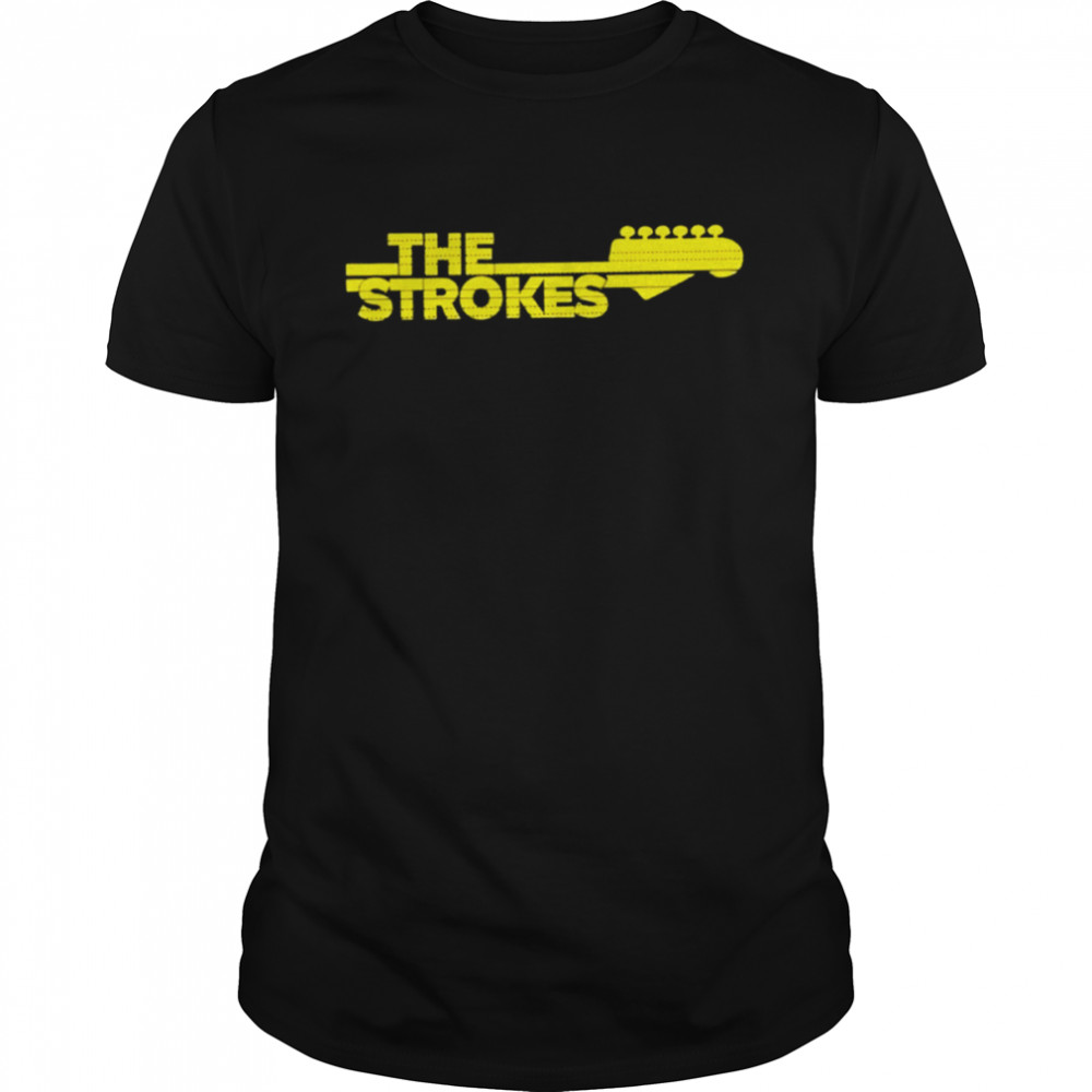 The strokes guitar logo new 2022 shirt