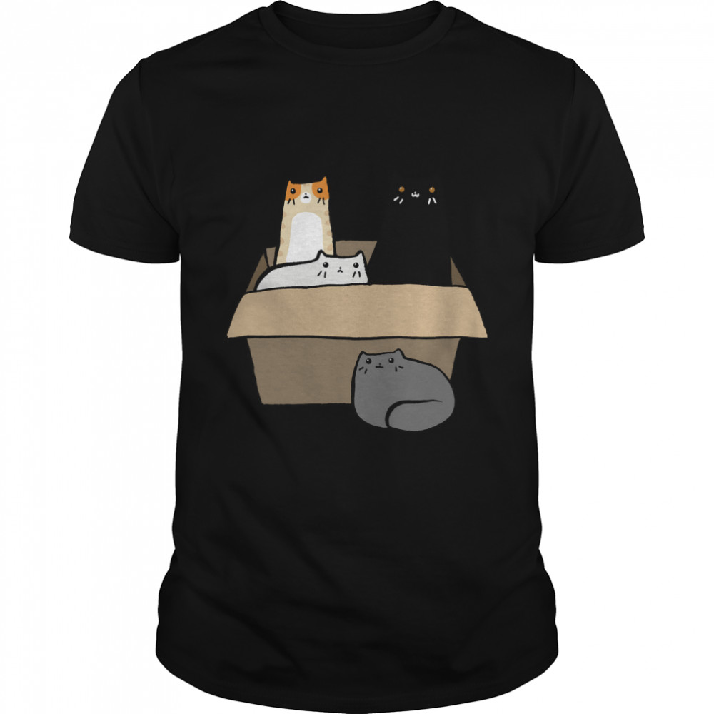 Cats in a Box Essential T- Classic Men's T-shirt