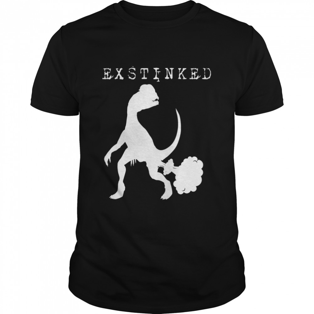 Cool Funny Dinosaur - Exstinked Essential T-Shirt