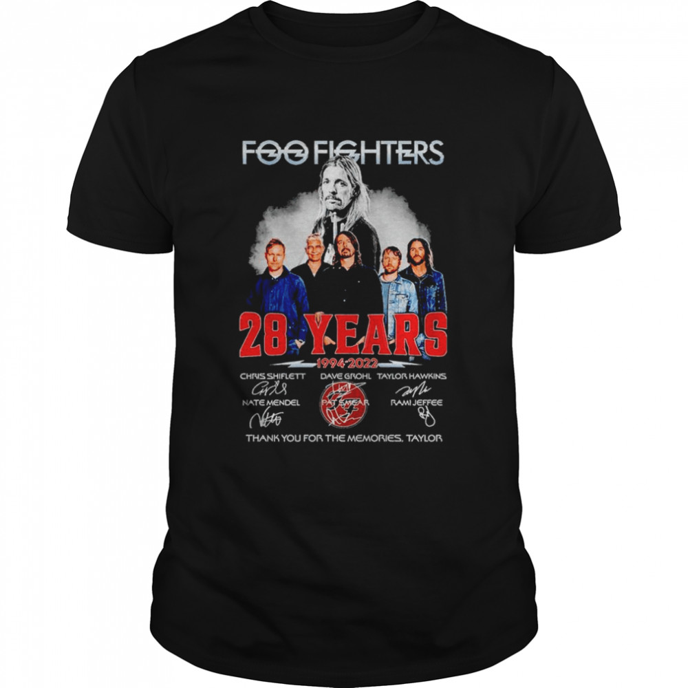 Foo Fighters 28 Years 1994 2022 T-Shirt