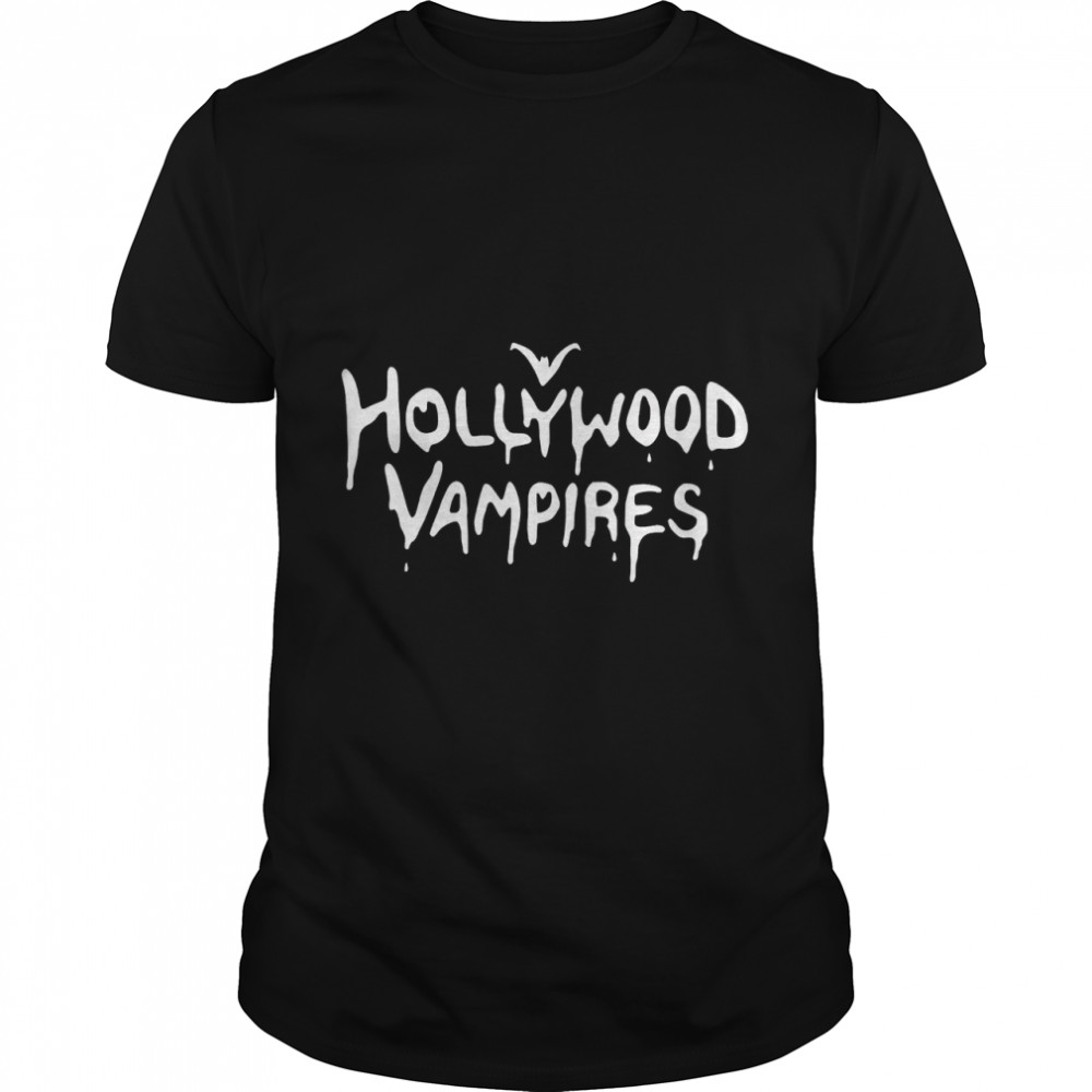logo white hollywood vampires   Classic T-Shirt