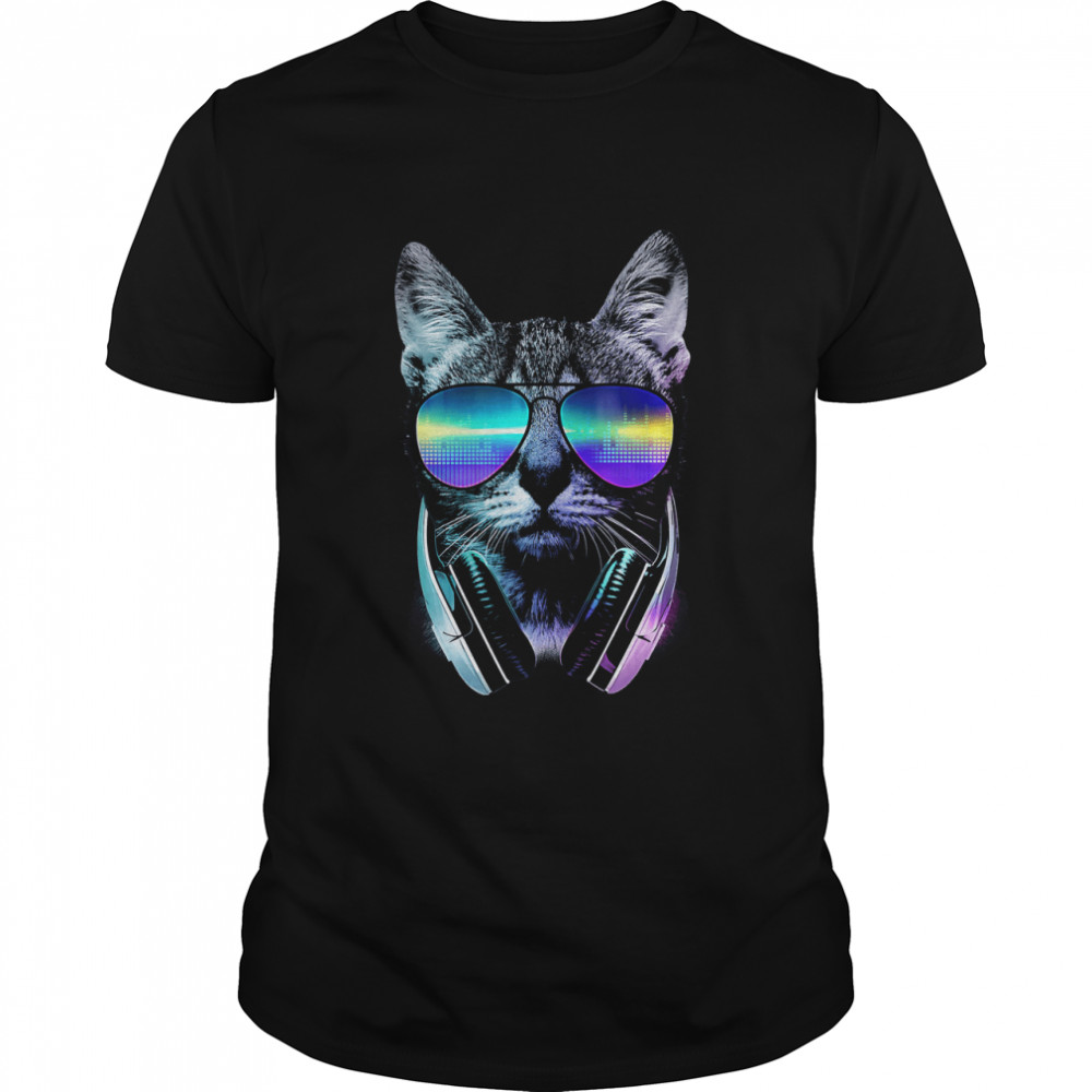 Music Lover Cat Classic T-Shirt