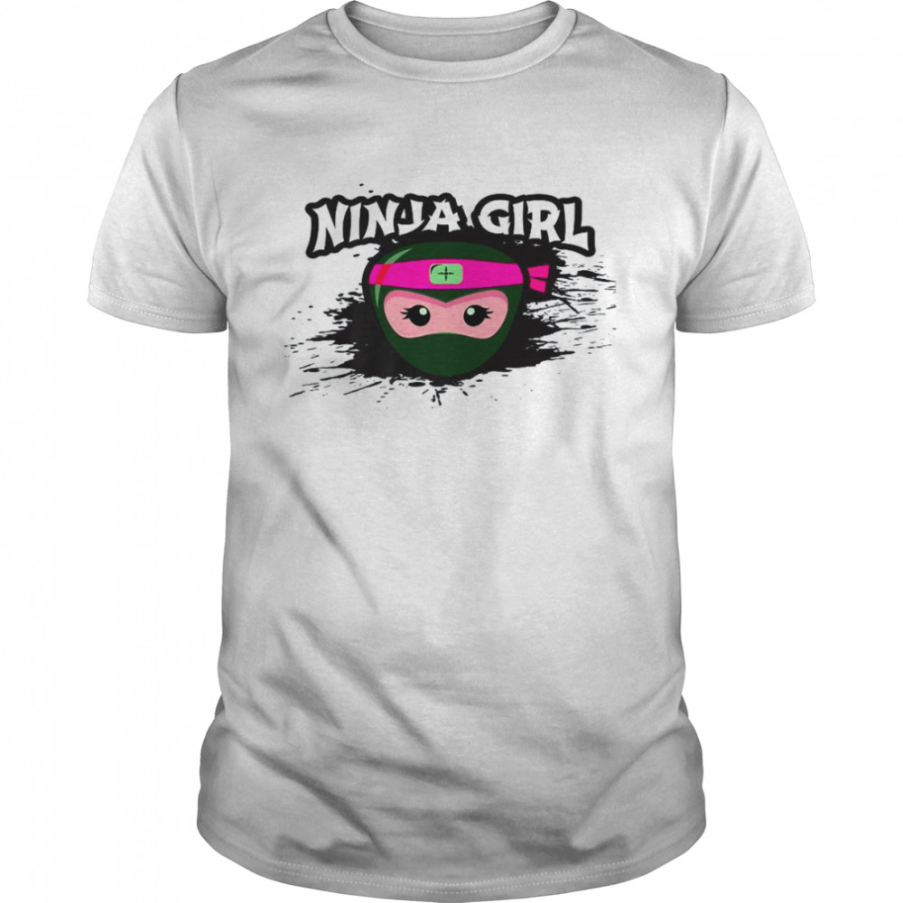 Ninja Girl Team Covert Spy Crew Princess Birthday Shirt