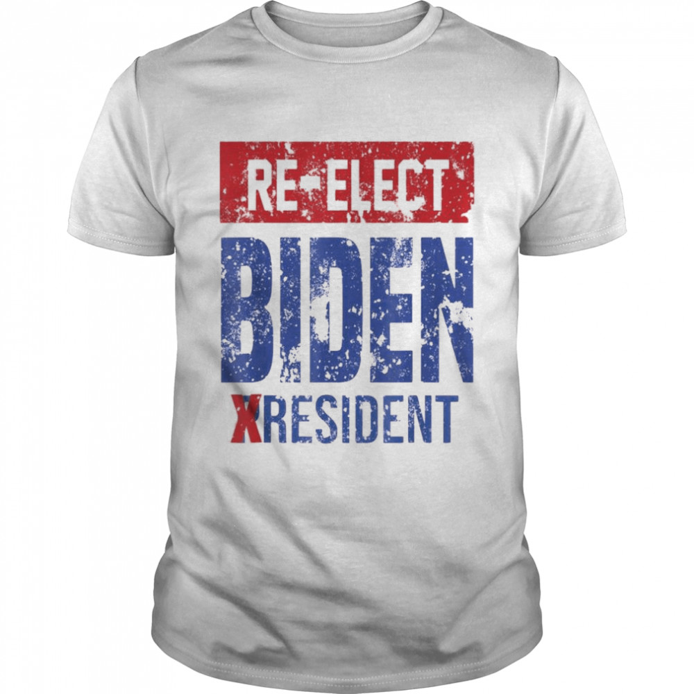 Re-Elect Biden Resident Not President Sarcastic 2024 T-Shirt