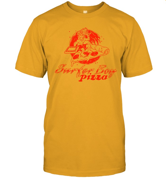 Surfer Boy Pizza T Shirt