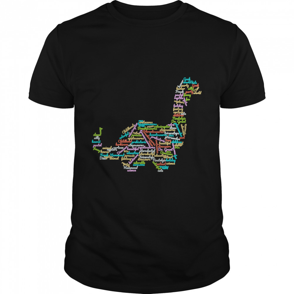 Wordy stegosaurus Essential T-Shirt