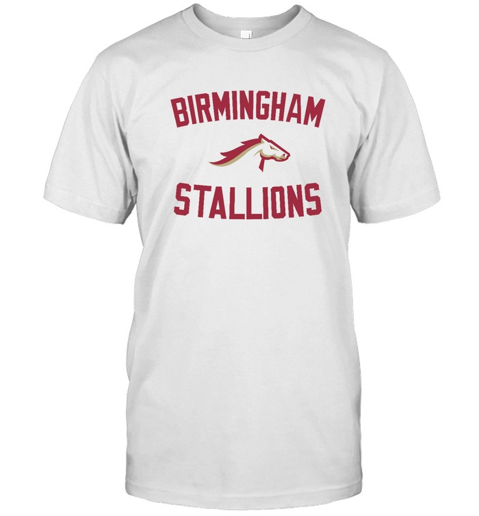 Birmingham Stallions Logo White Youth Premium T-Shirt