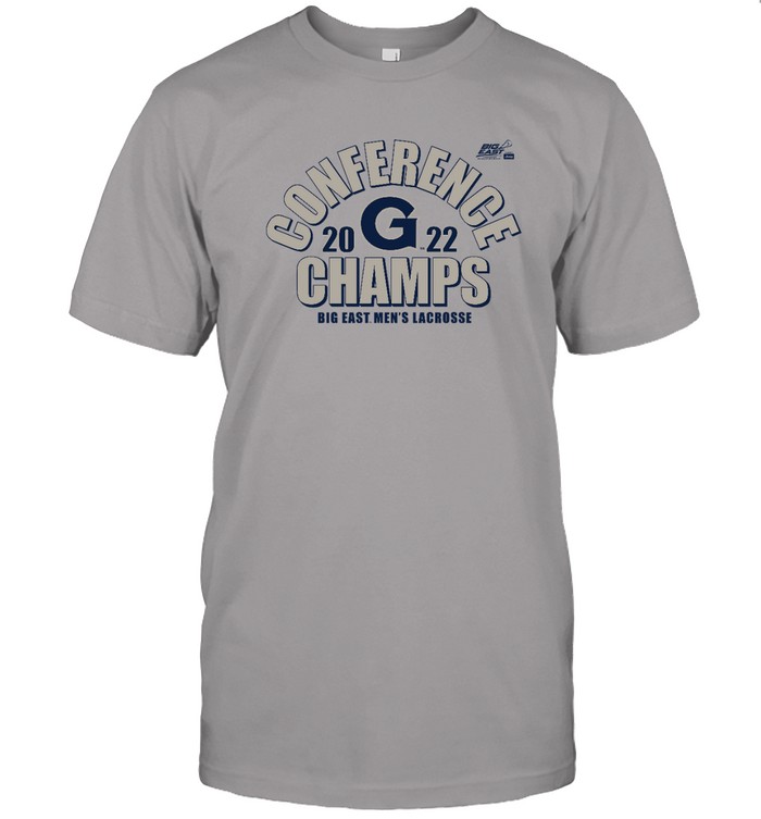 Georgetown Hoyas Fanatics 2022 Big East Lacrosse Conference Champions T- Classic Men's T-shirt