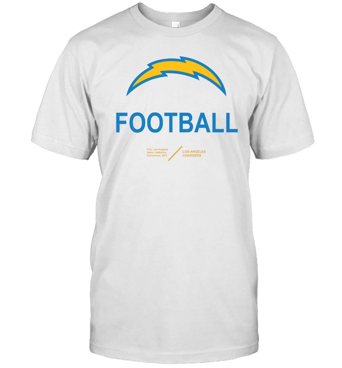 Los Angeles Chargers Infographic Performance  Classic Men's T-shirt