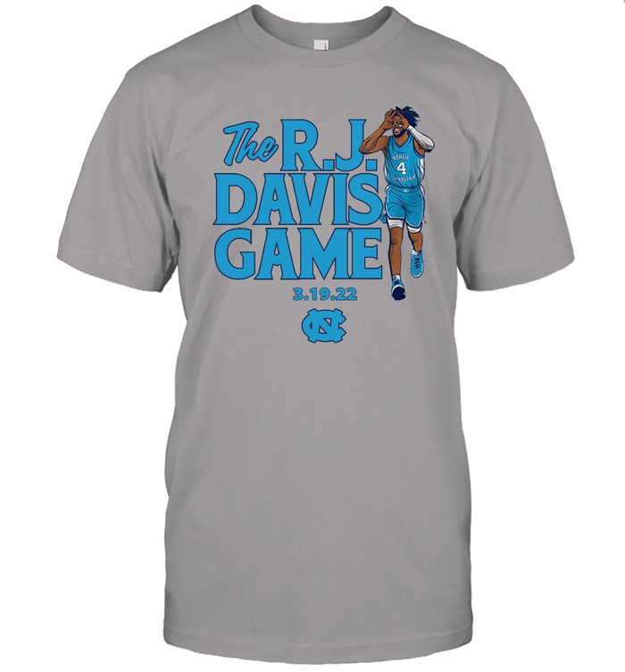 Unc Basketball The R J Davis Game Shirt The R J Davis Game T Shirt