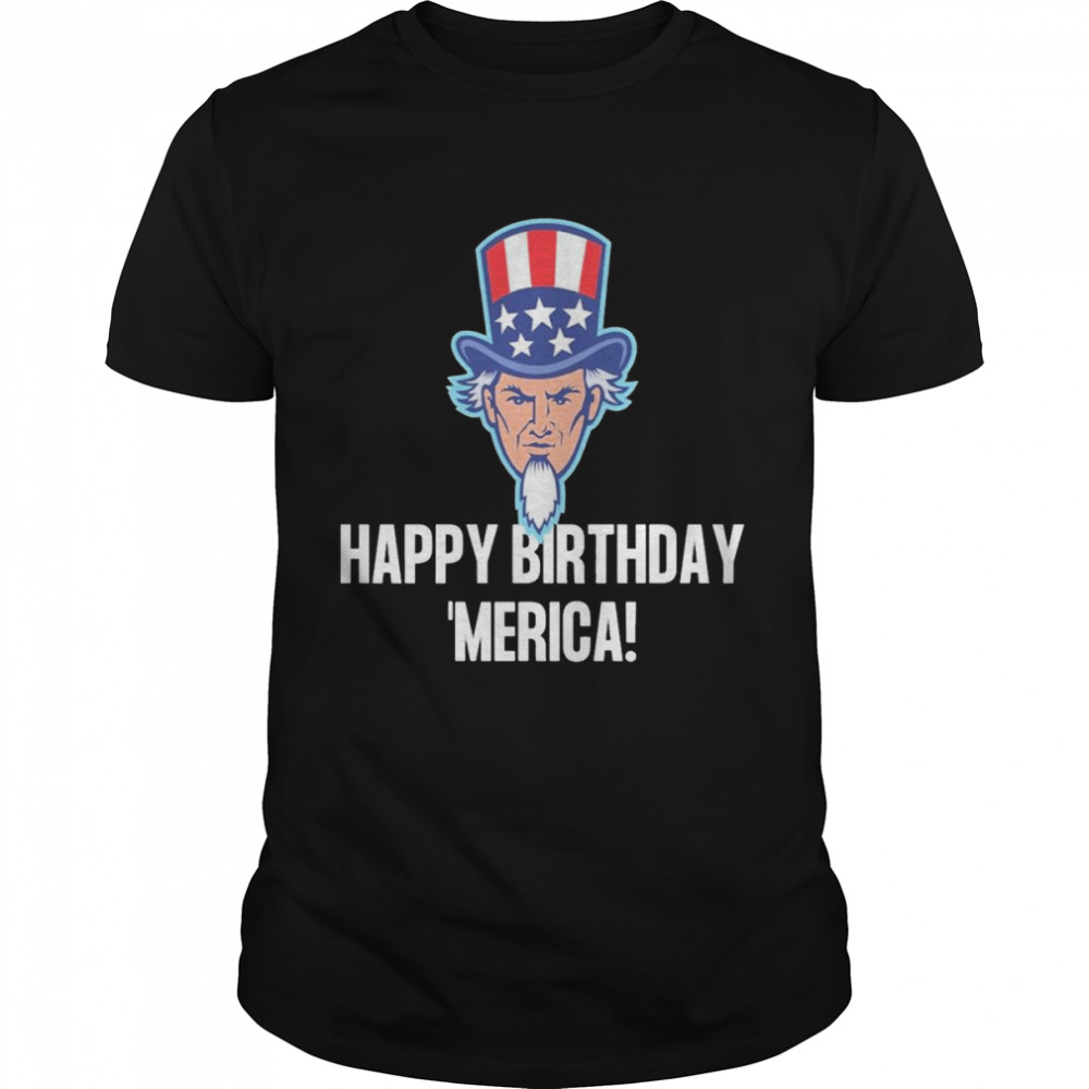 Happy Birthday Merica 4th Of July 2022 Unisex T-Shirt