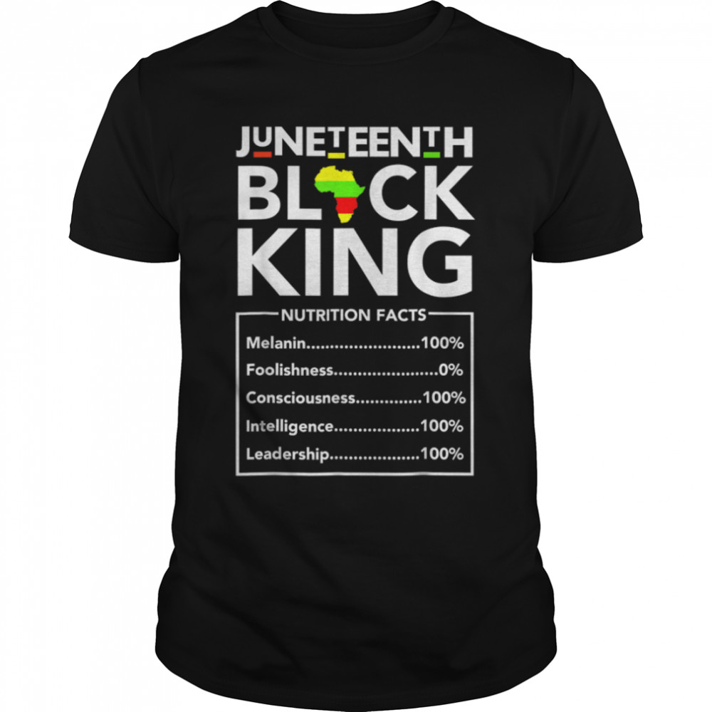 Juneteenth Black King Melanin Dad Fathers Day Men Father Fun T-Shirt B0B38CYKJX