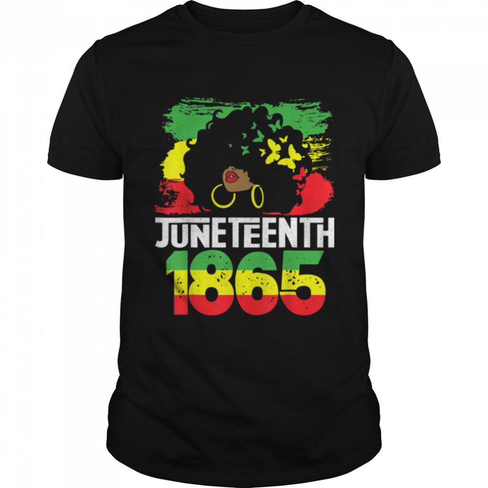 Juneteenth Is My Independence Day Black Women Black Pride T-Shirt B0B38CLW7F