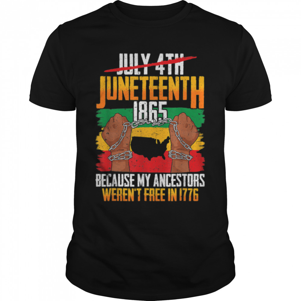 Juneteenth Tshirt Women Juneteenth Shirts For Women June 19 T-Shirt B0B38FMPWM