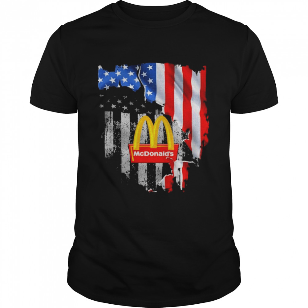 McDonald’s American Flag Happy 4th of July shirt