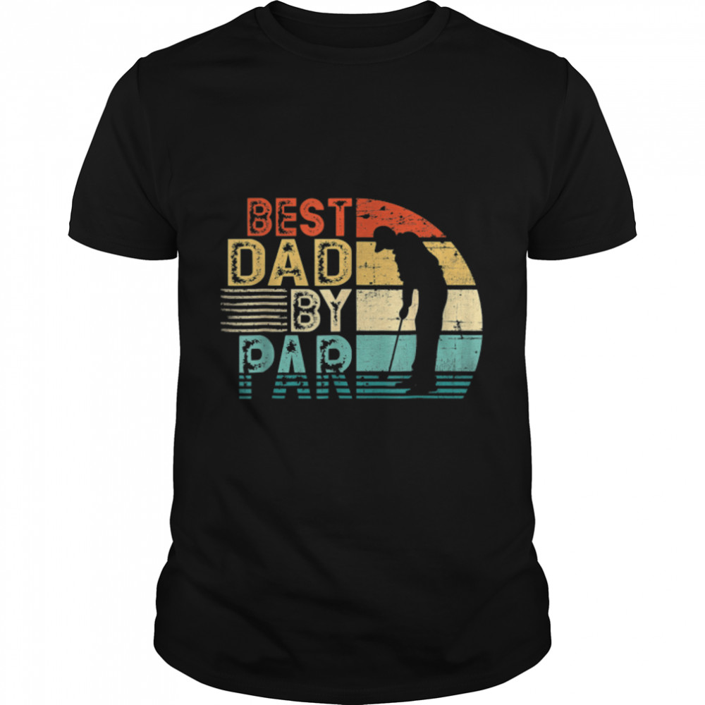 Mens Best Papa By Par Daddy Golf Lover Golfer Father'S Day 2022 T-Shirt B0B38H8Rdt