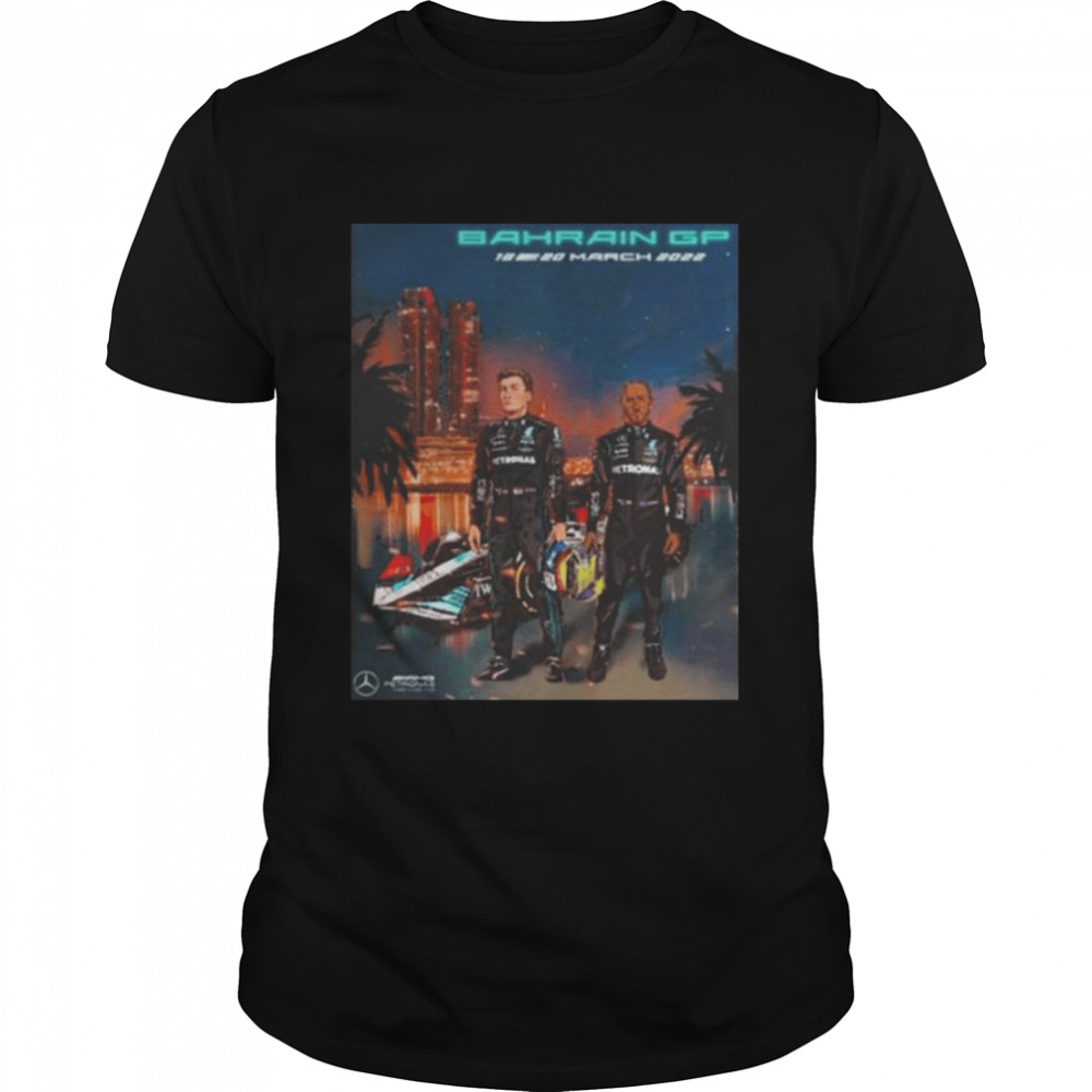 Mercedes Amg Petronas F1 Team Bahrain Gp 2022 Shirt