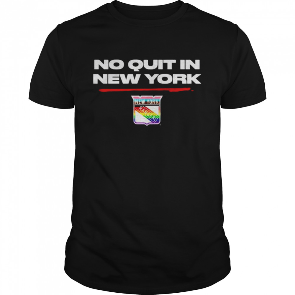 No Quit In New York Pride New York Rangers shirt