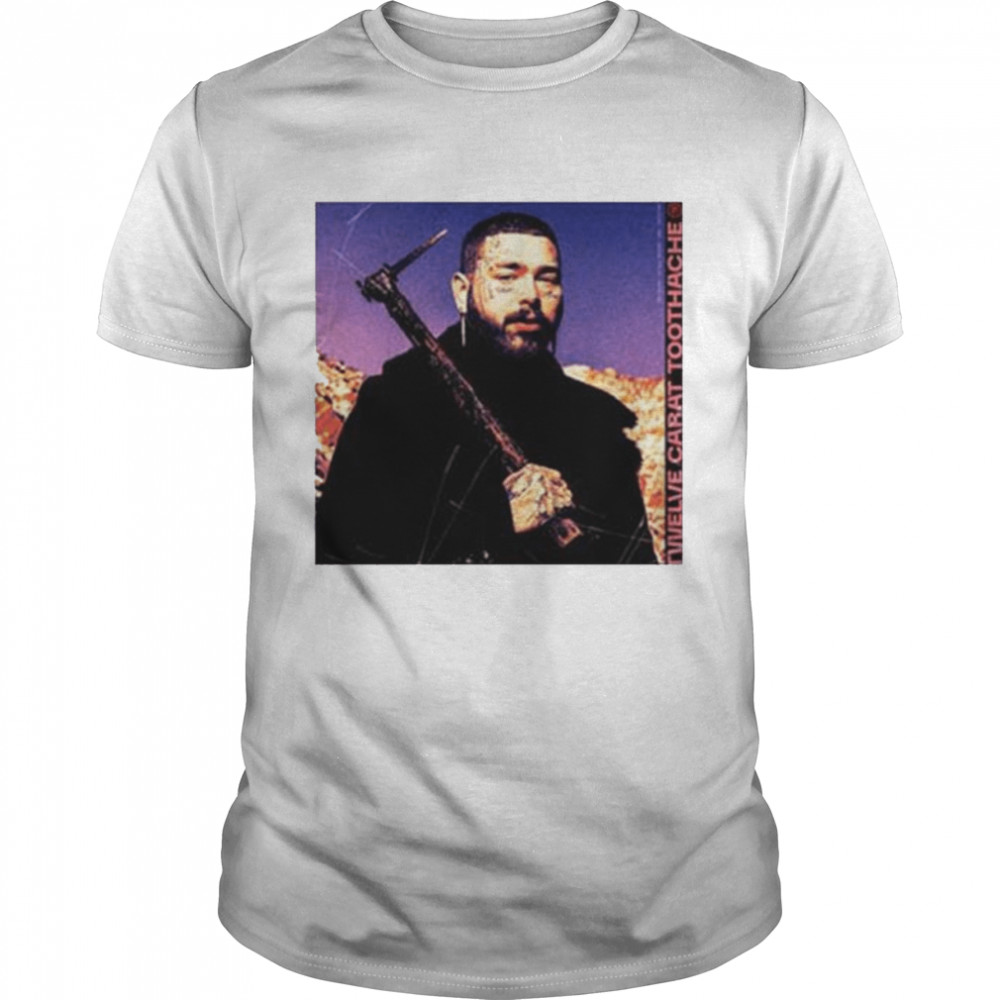 Post Malone Twelve Carat Toothache Album Cover T-shirt