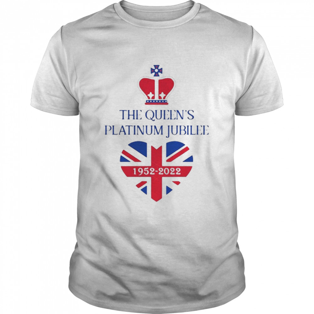 Queen Elizabeth Platinum Jubilee The Queen’s Heart 1952 2022 Shirt