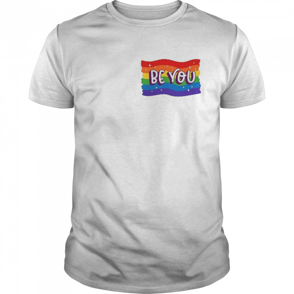 Rainbow Gay Flag Pocket Gay Pride  Classic Men's T-shirt