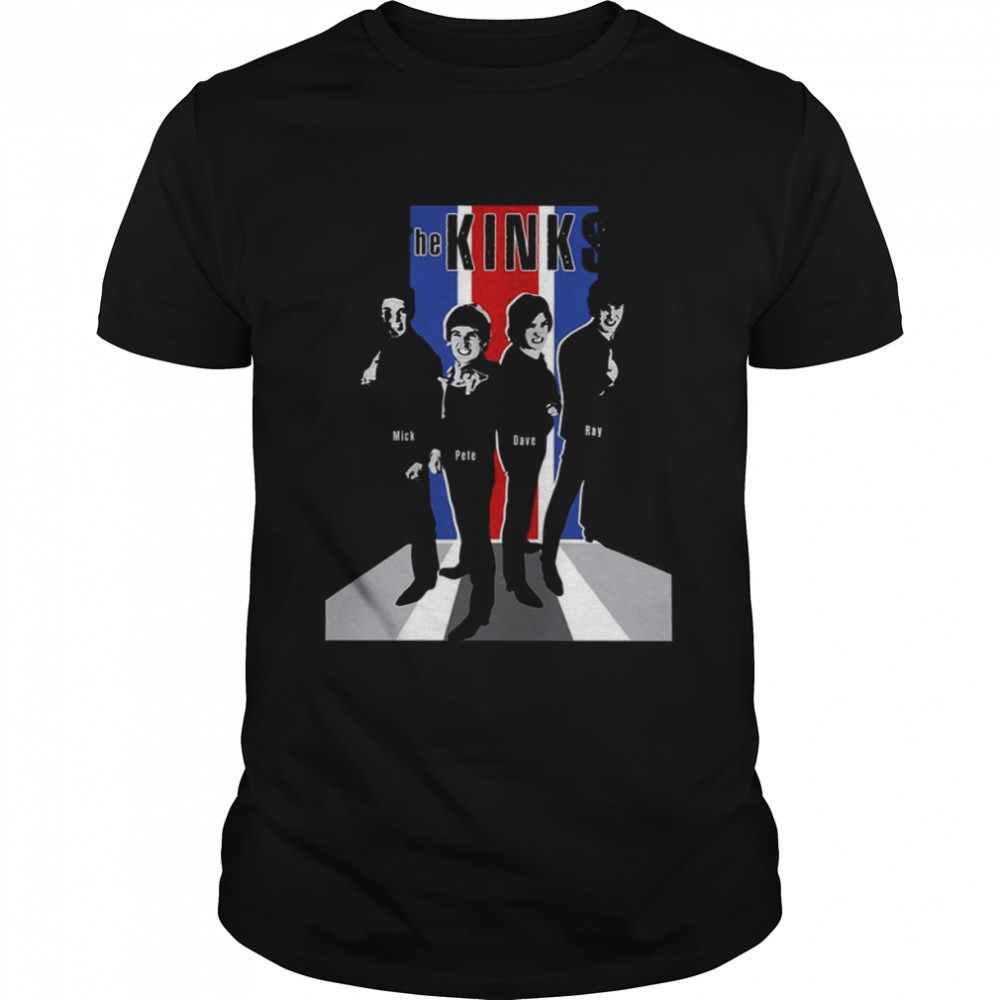 Retro Design Of The Kinks Band shirt Classic Men's T-shirt