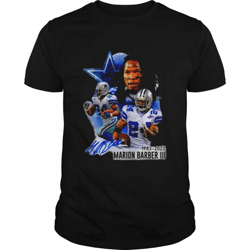 Rip Marion Barber Iii 1983 2022 Dallas Cowboys shirt Classic Men's T-shirt