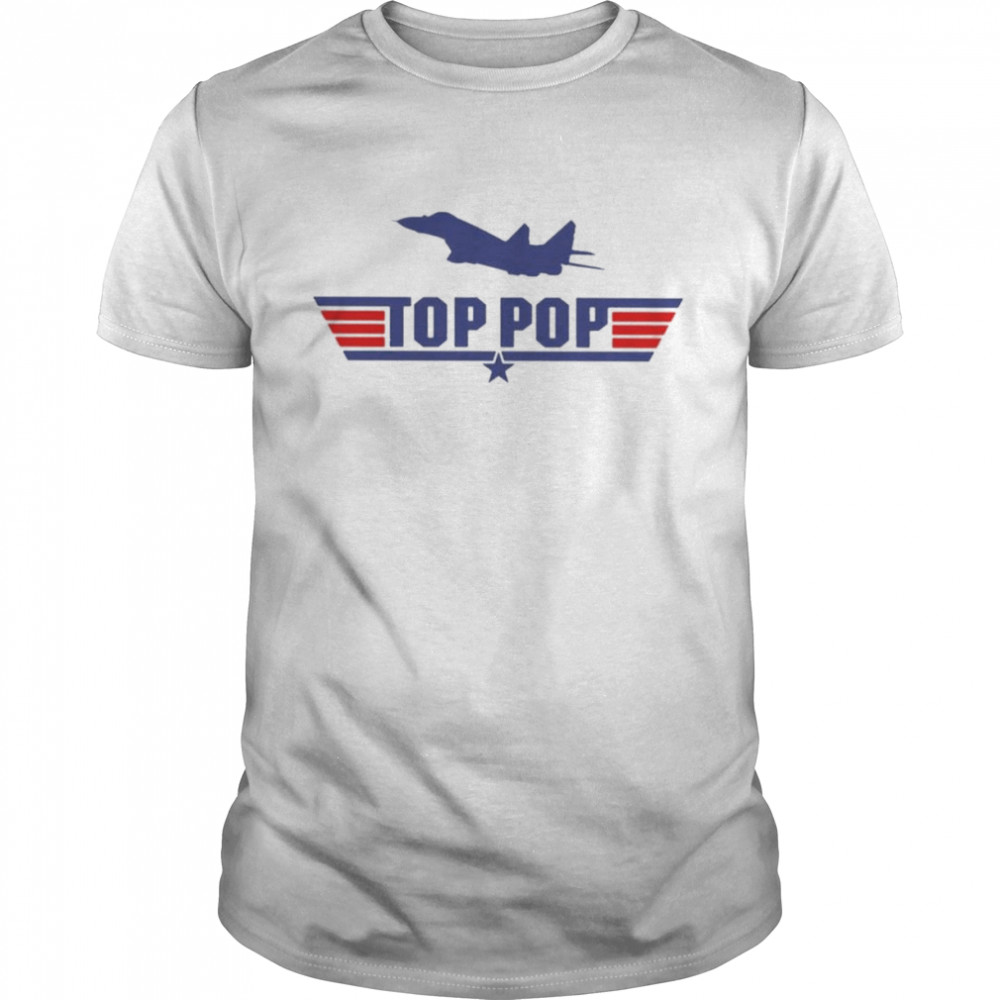 Top Pop Maverick Top gun and logo shirt