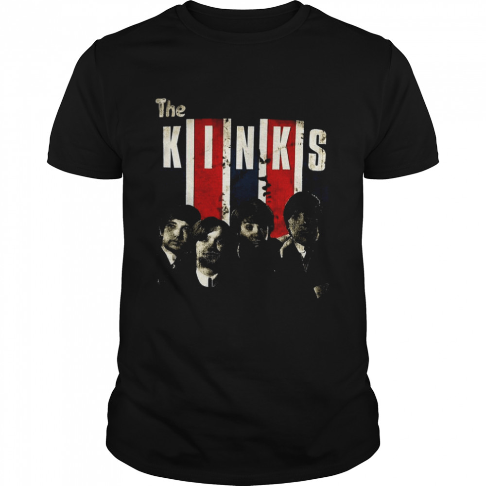 Vintage Band English Rock The Kinks Band shirt