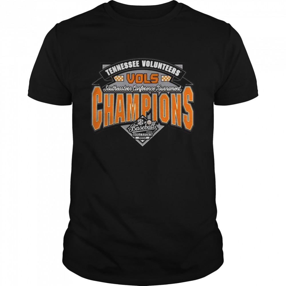 Vols Tennessee 2022 Sec Baseball Tournament Champions Comfort Colors Tee Shirt