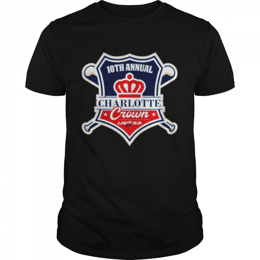 10Th Annual Charlotte Crown – Port Charlotte, Fl – Usssa Florida Baseball Shirt