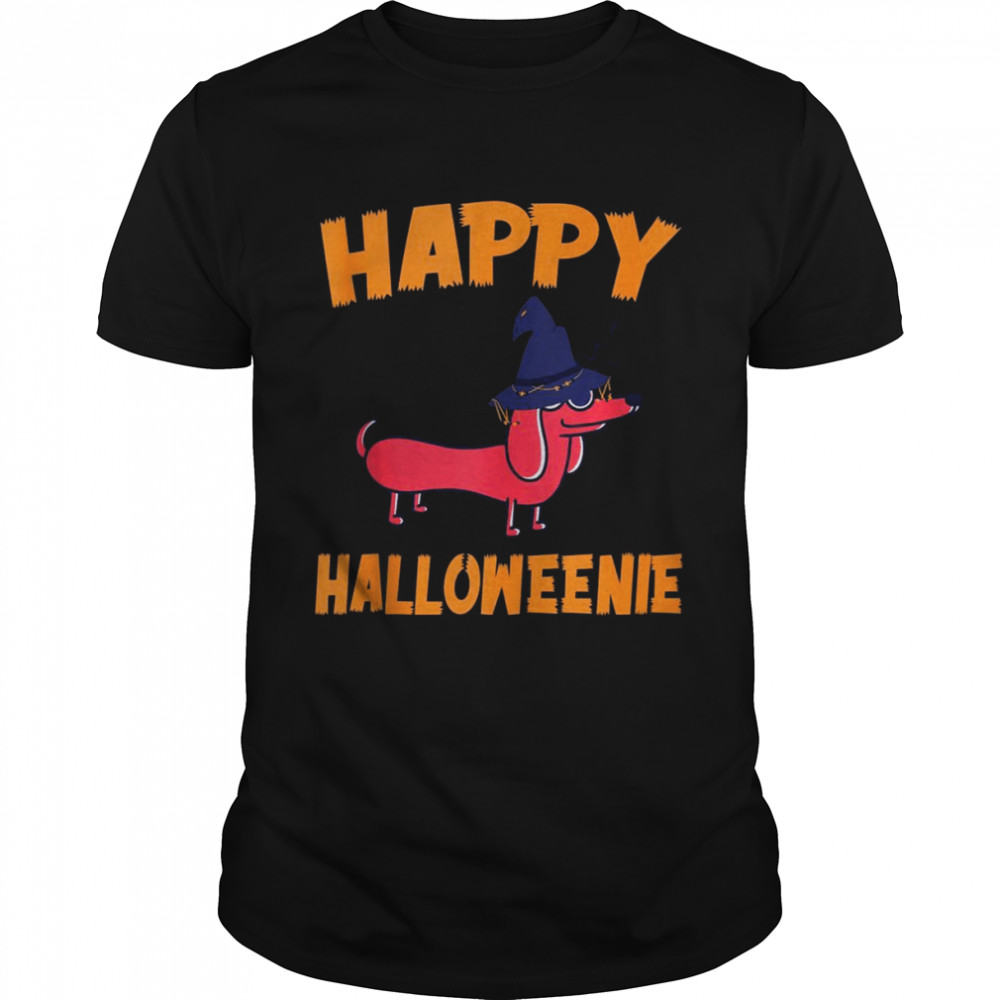 Happy Halloweenie Wiener Dog Costume Dachshund Halloween Tank ShirtTop Shirt