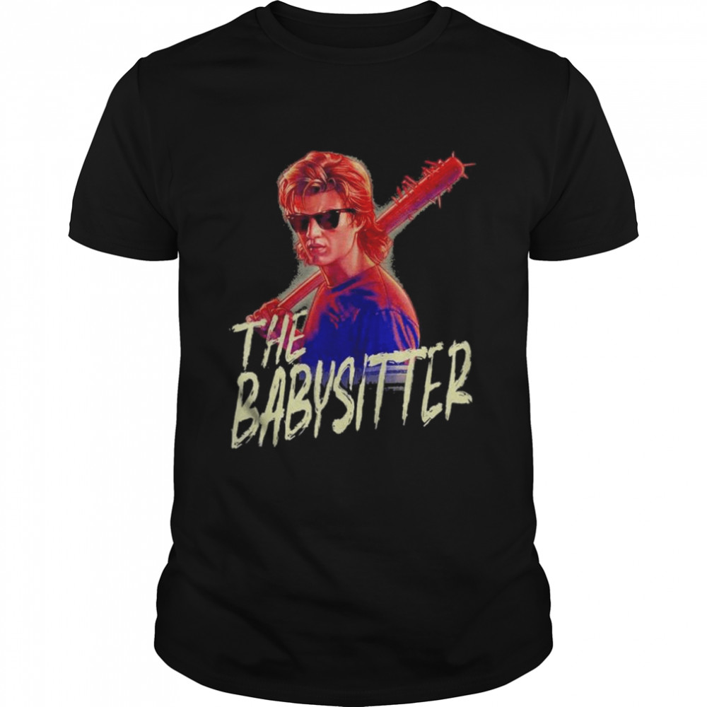 Netflix Stranger Things Steve The Babysitter Portrait Stranger Things The Babysitter Stranger Things Tv Series Movie T-Shirt