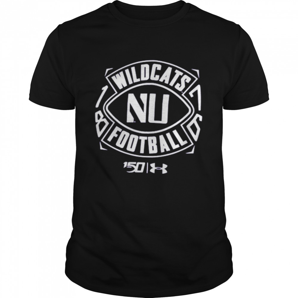 Northwestern Wildcats Under Armour College Football 150th Anniversary Performance Cotton T- Classic Men's T-shirt