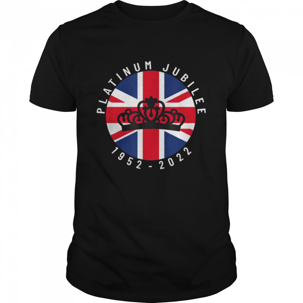 Queen Platinum Jubilee British Flag 70 Year Celebration T-Shirt