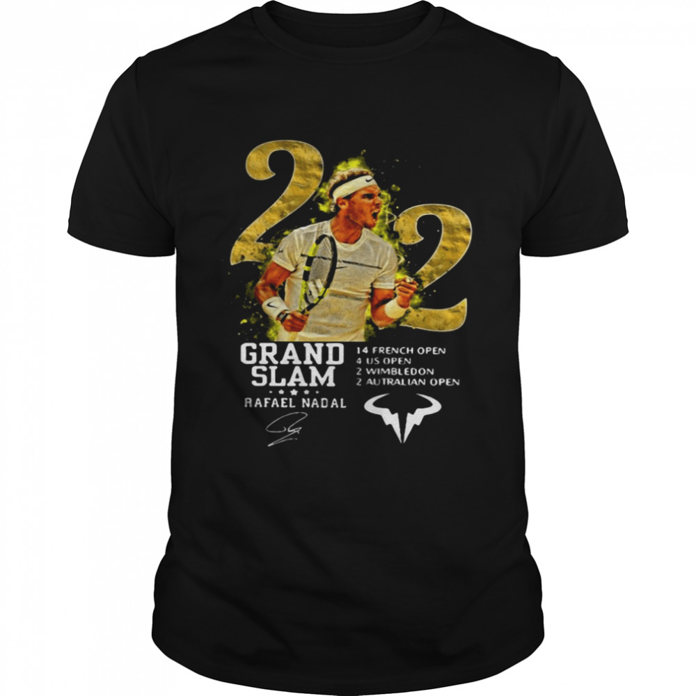 Rafael Nadal 22 Grand Slam Signature Shirt