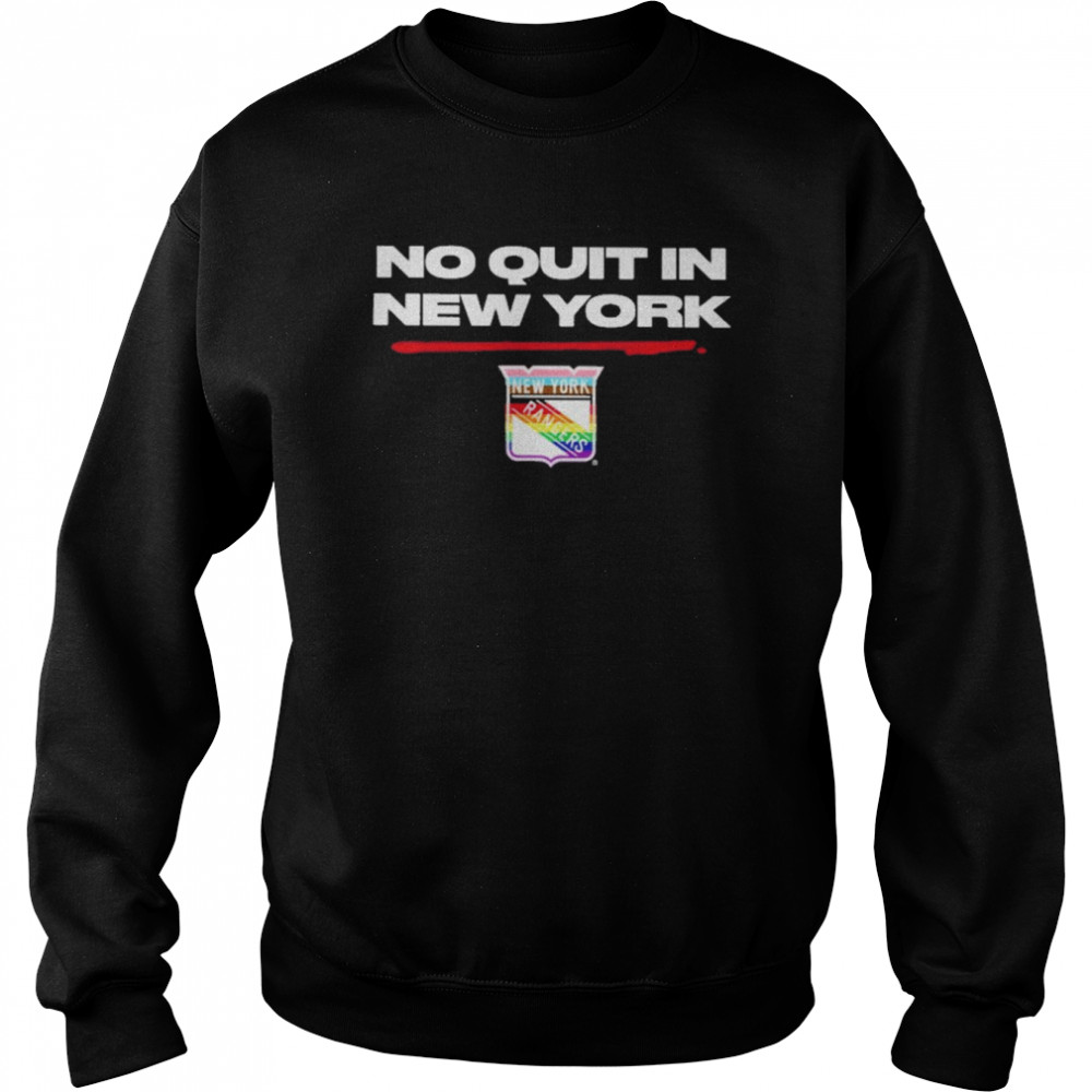 Rangers Exclusive No Quit Pride  Unisex Sweatshirt