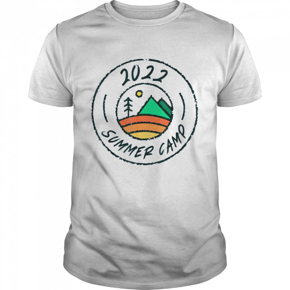 Summer Camp 2022 Vintgae Camping Vacation Shirt